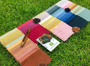 Natural Dyed Khadi Fabrics